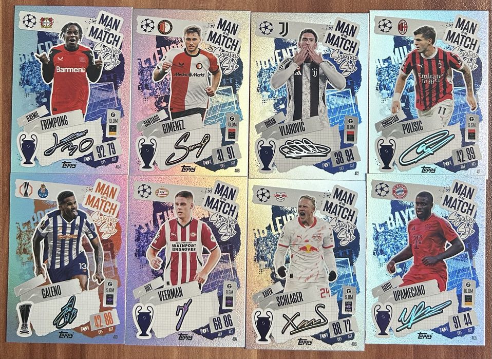 Match Attax 24/25 карти за размяна