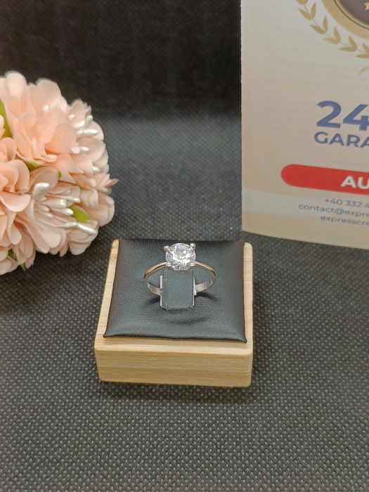 Inel aur alb 14k 1.94g (Ag16 Moldova b33482) - Garantie 2 ani!