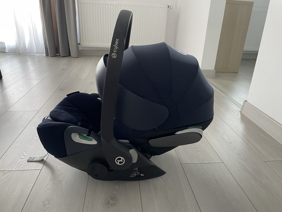 Scoica auto CYBEX Cloud Z i-Size Plus Nautical Blue + adaptori carut