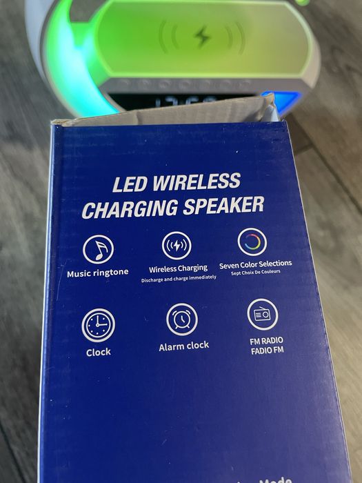 G-smart нощна лампа , зарядно , аларма , часовник , bluetooth колонка