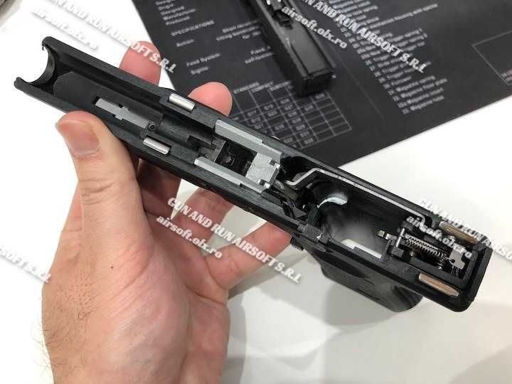 Pistol [METAL DUR] Semi-Automat Foarte PUTERNIC Gaz Co2Airsoft pusca