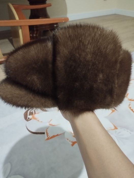 Шапка норковая мужская