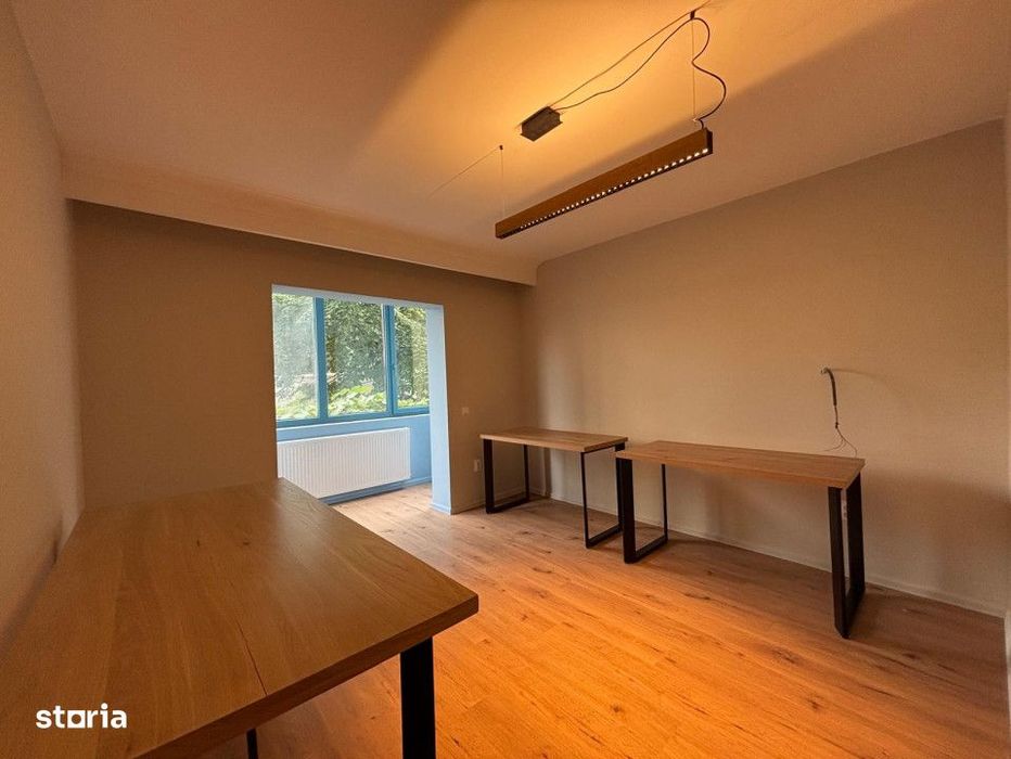 Inchiriere - spatiu de birouri , 4 incaperi, finisat lux,partial mobil