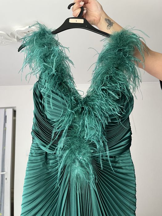 vand rochie verde smarald