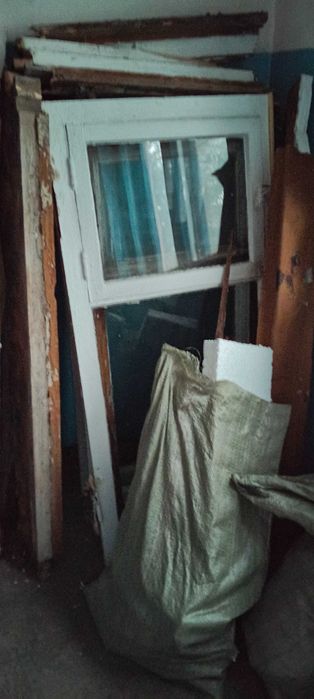 Отдам деревянные окна б/у