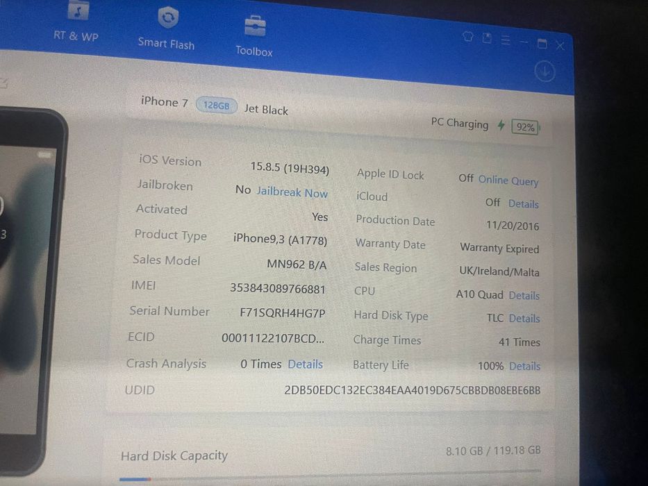 Iphone 7 128  GB