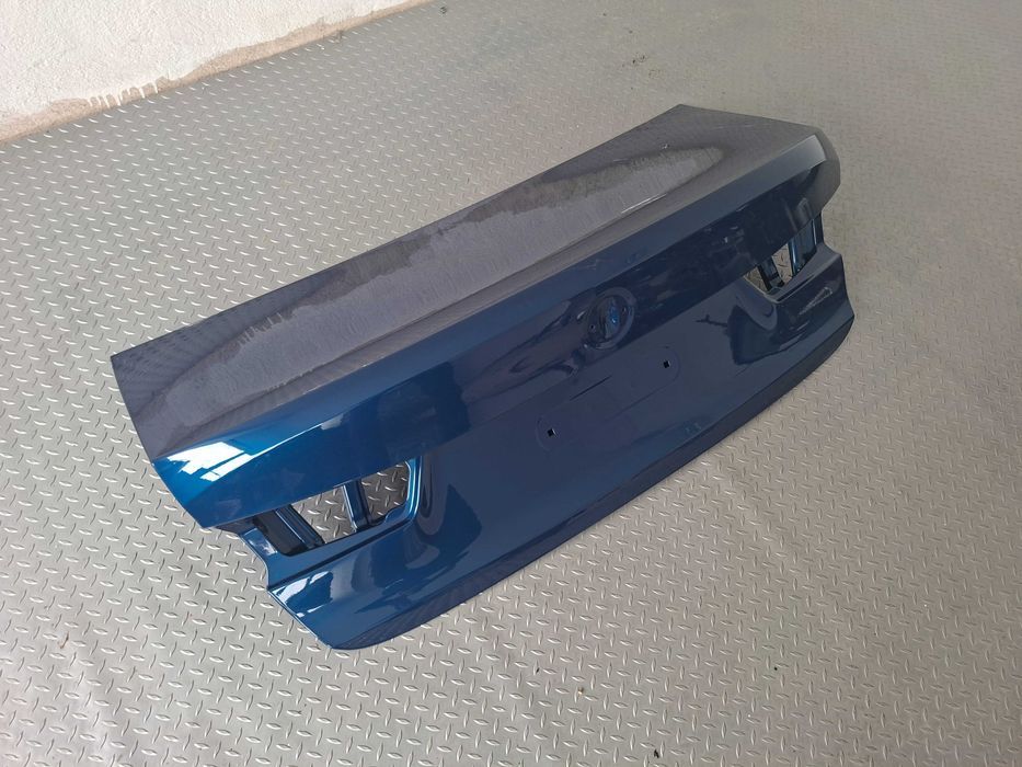 Като Нов Оригинален Заден Капак Багажник BMW G20 Син, БМВ Г20