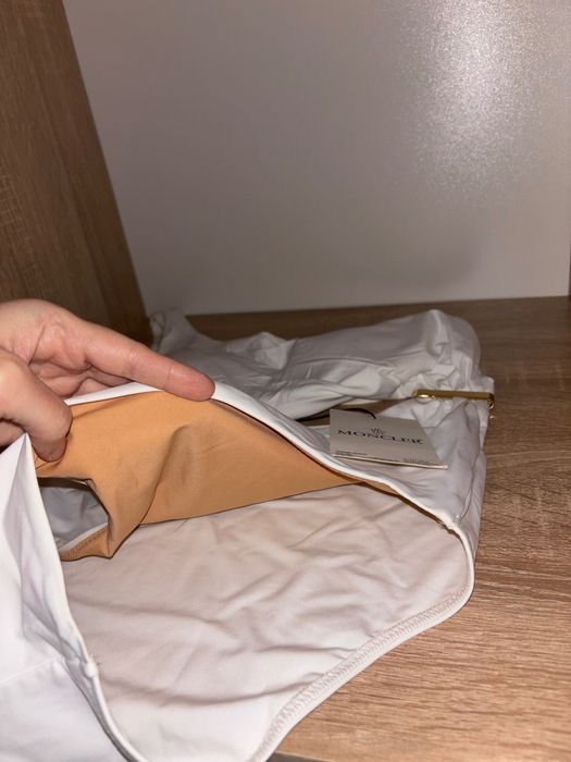 Costum de baie M oncler întreg alb