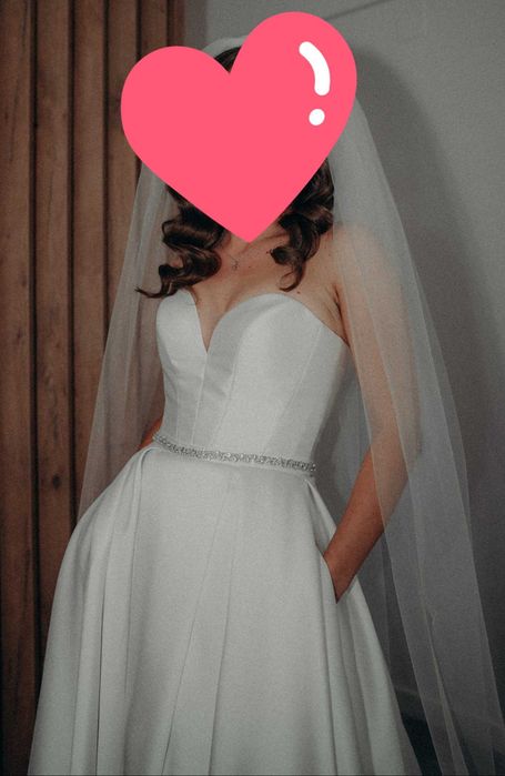 Rochie de mireasă A line