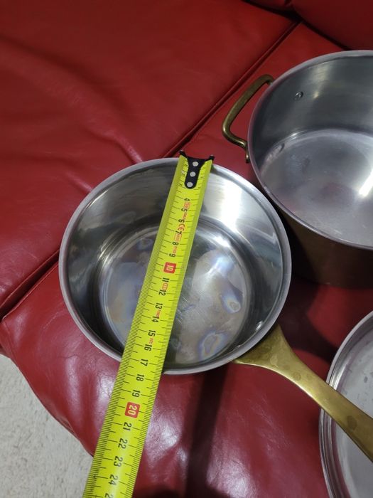 Oale/cratiță profesioanale din cupru cu interiorul inox