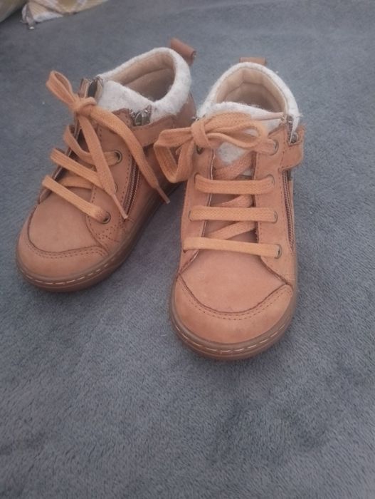 Детски боти от естествена кожа shoo pom