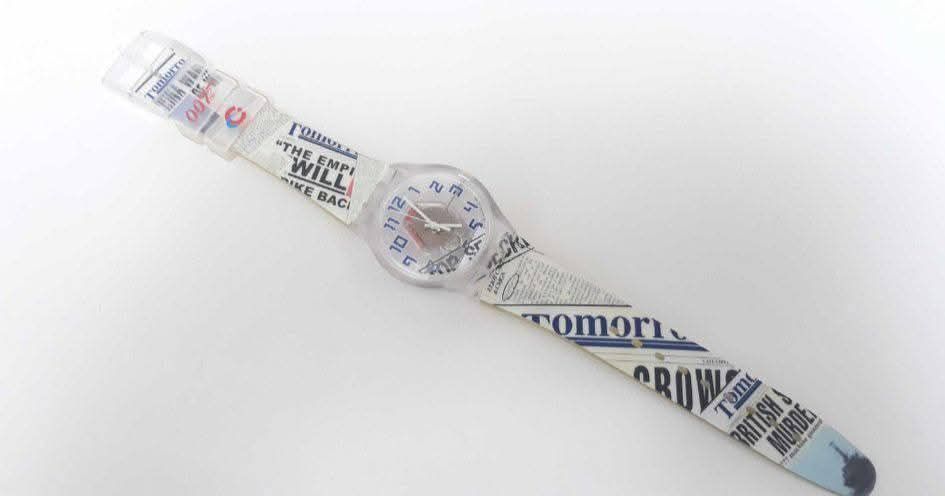 Ceas Elvetian James Bond 007 Swatch SUJK138  - Elliot Carver