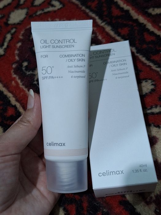 Солнцезащитный крем от Celimax для жирной и комбинированной кожи