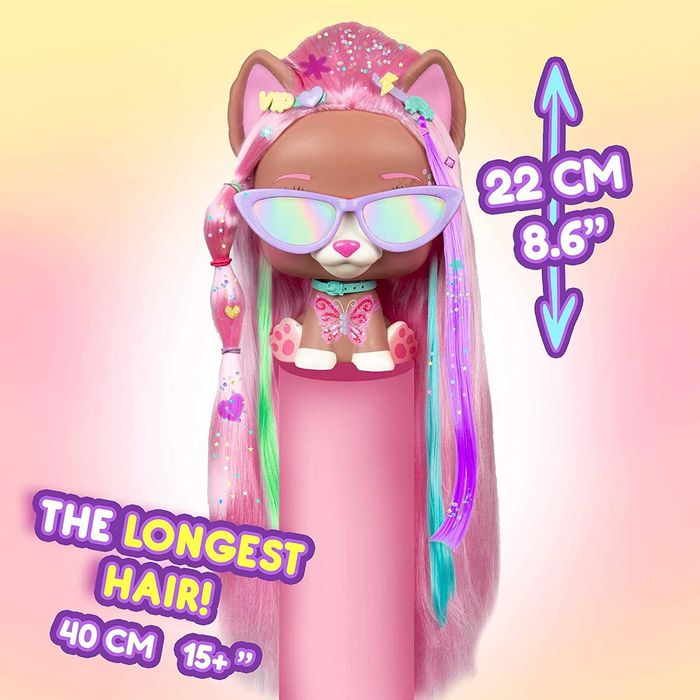 VIP PETS Мега куче за прически Nyla Голямо Кученце с дълга коса