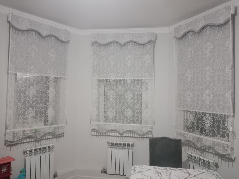 Жалюзи карнизы дикий тюль