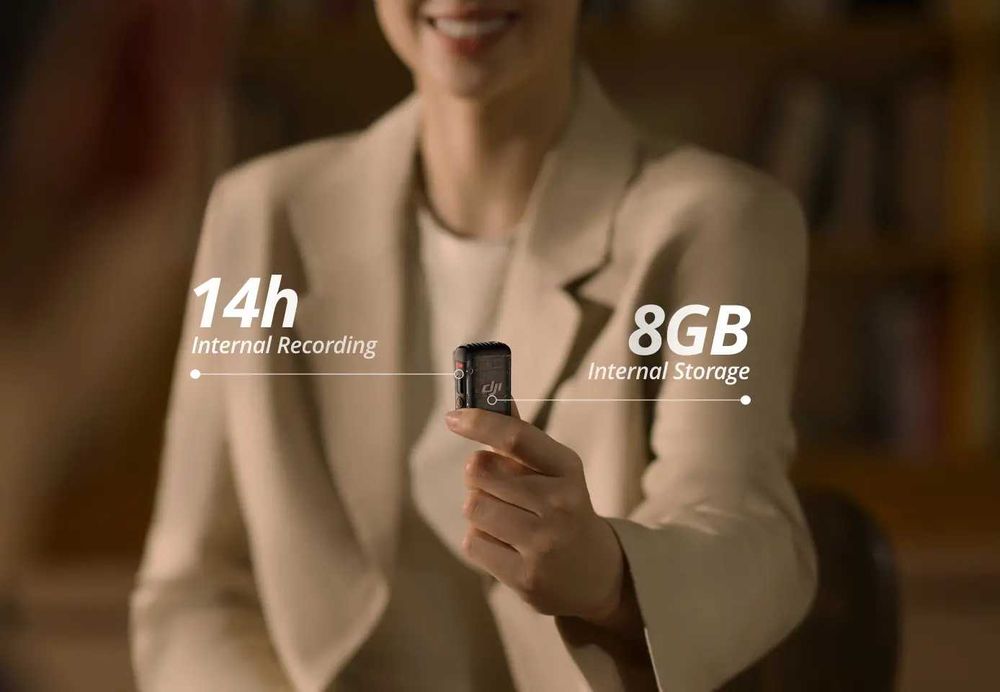 DJI Mic 2 KIT 2TX+1RX WiFi 2 lavaliere+RECEPTOR lightning USB pret FIX