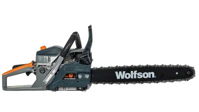 Drujbă pe benzină WOLFSON STX-620, 3.5CP, profesionala, lamă 45cm