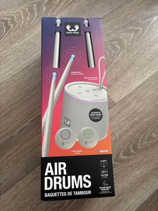 Set Tobe Electronice Aeriene Fresh 'n Rebel Air Drums cu Boxă Bluetooth și Pedale