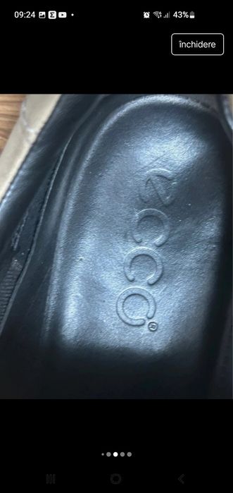 Adidasi barbati Ecco din piele 44