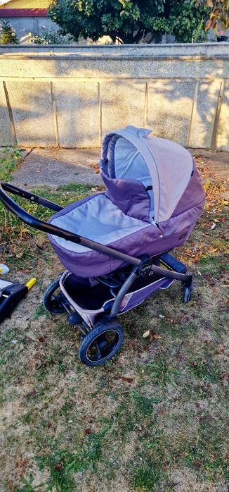 Cărucior 3 în 1 Peg Perego Book – sistem complet cu bază ISOFIX, Italia