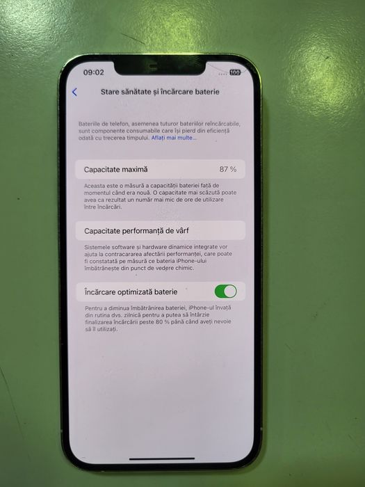 Iphone 12 Pro Max white nu Impecabil Fisurat Poze Reale 256 Gb