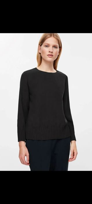 COS блуза с елементи солей р-р С/М