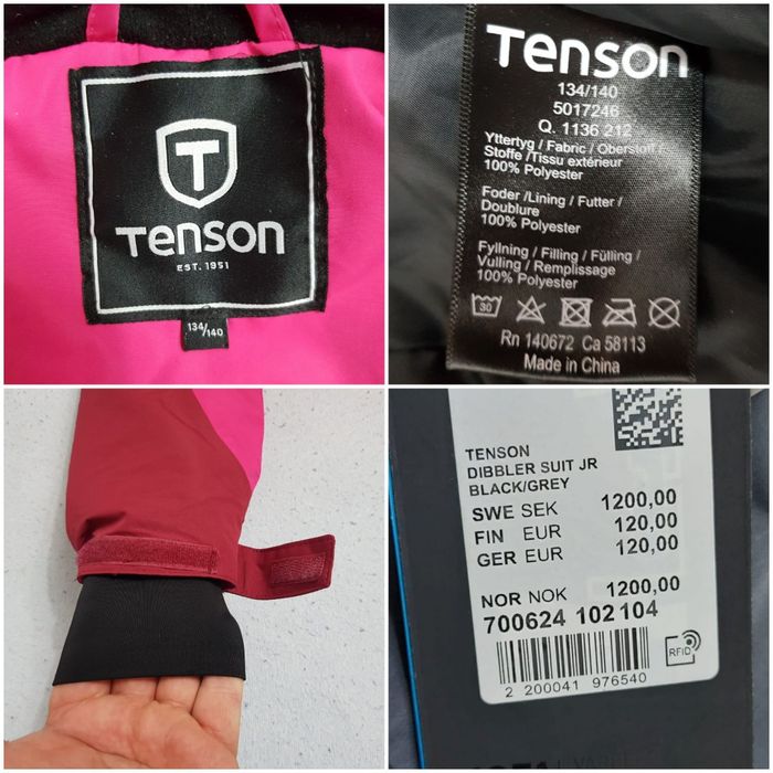 Salopeta iarnă TENSON, combinezon schi, overall nr 134 - 140, (10k)