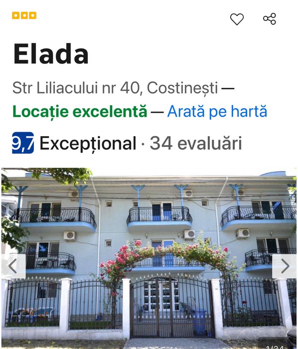 Camere de inchiriat in Costinesti