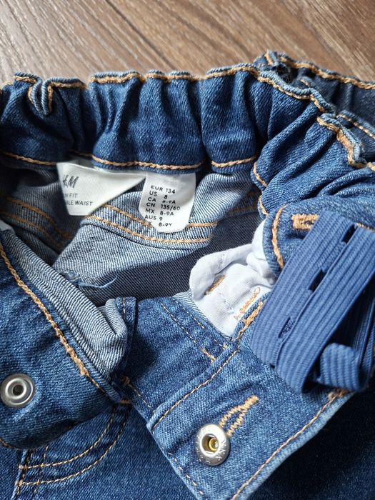 Lot blugi 4+1 , baieti H&M, subtiri de vara/primavara mar. 134, 8-9ani