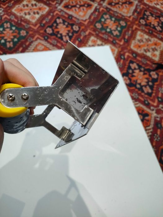 Гладилка  шпатель - для бетона (внутренний угол)\ shpatil uglavoy