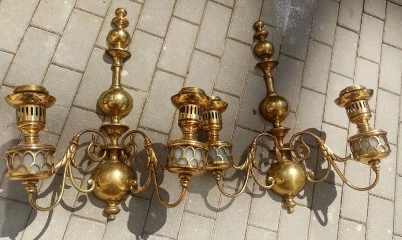 Elegant set de aplice de dimensiuni impresionante in stil francez din