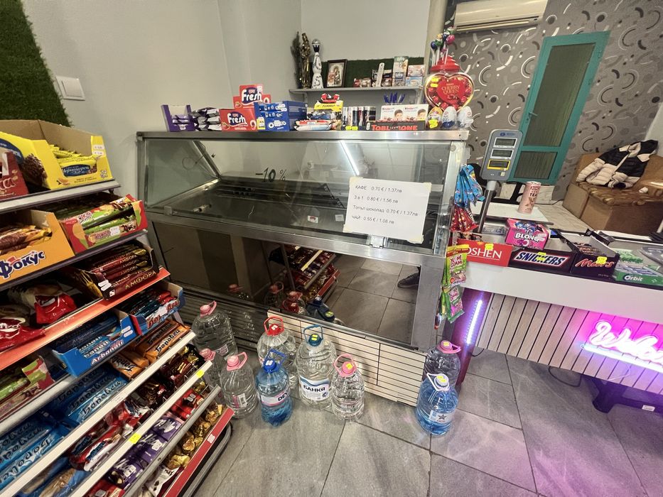 Хоризонтална плюсова хладилна витрина