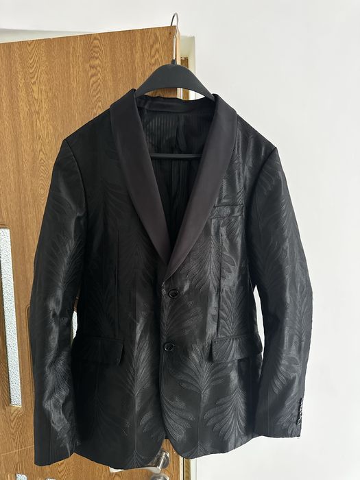Sacou Zara negru model lucios