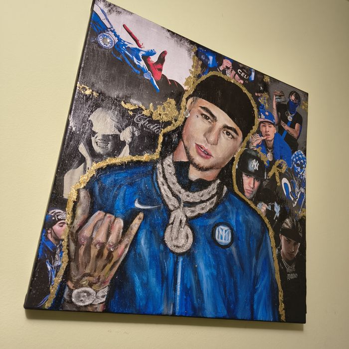 Tablou handmade Rondodasosa rapper canvas