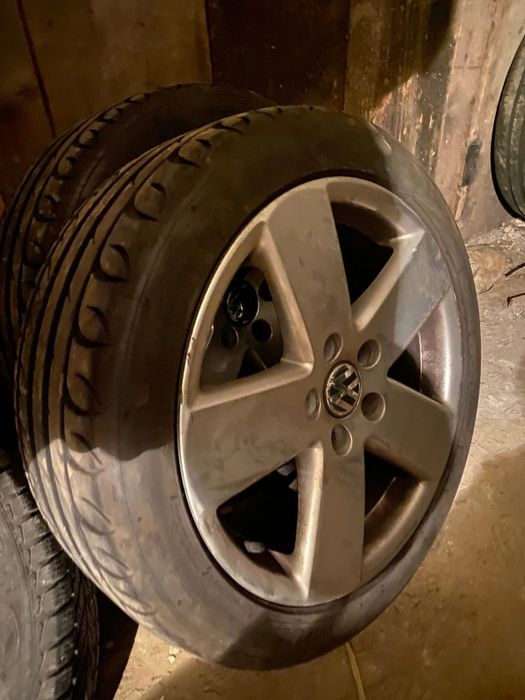 Jante 5x112 cu caucicuri de vara