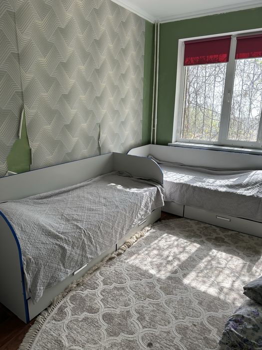 Детский кровать со шкафом