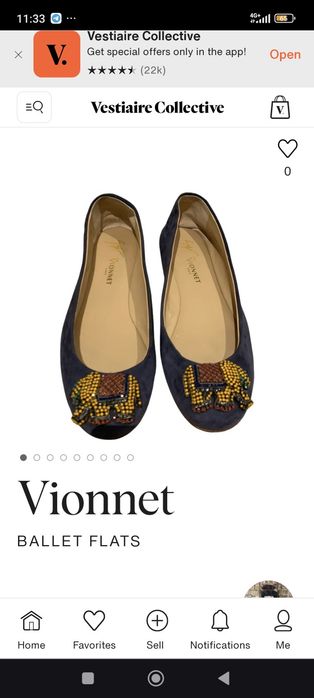 VIONNET брендовые балетки