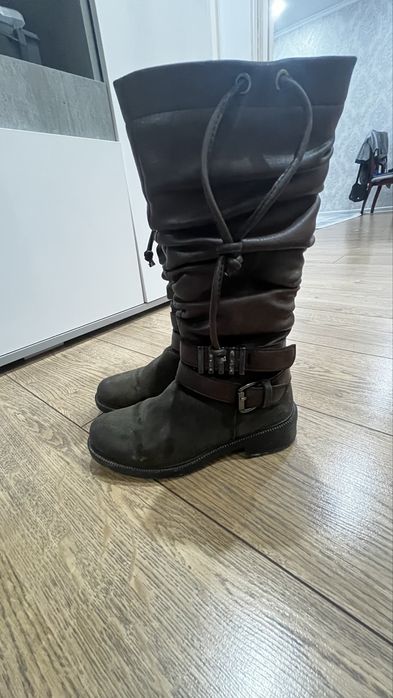 Сапоги натуральные детские на девочку