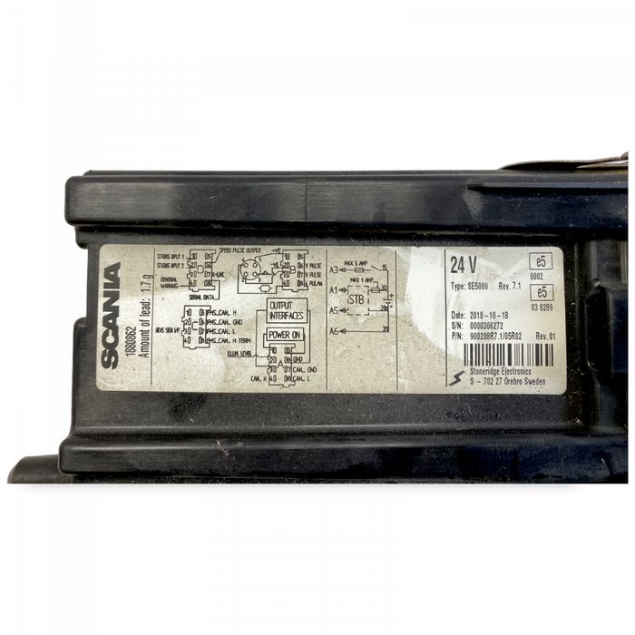 1880862 Tahograf SCANIA,STONERIDGE ELECTRONICS P,G,R,T-series (2004-2017) SCANIA