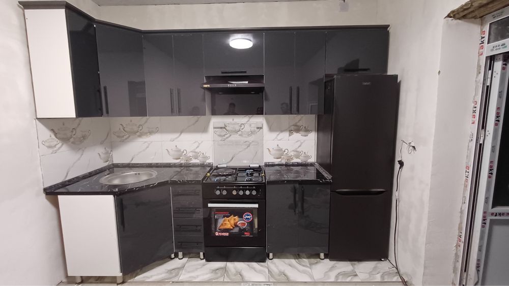 Zamonaviy oshxona mebellari buyurtma asosida o’lchash va yasash