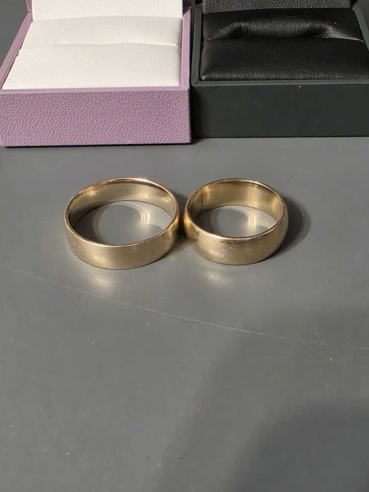 Verighete de aur - 14 k - 13 g -stare foarte buna