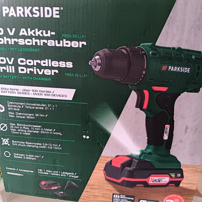 PARKSAIDE Акумулаторна бормашина