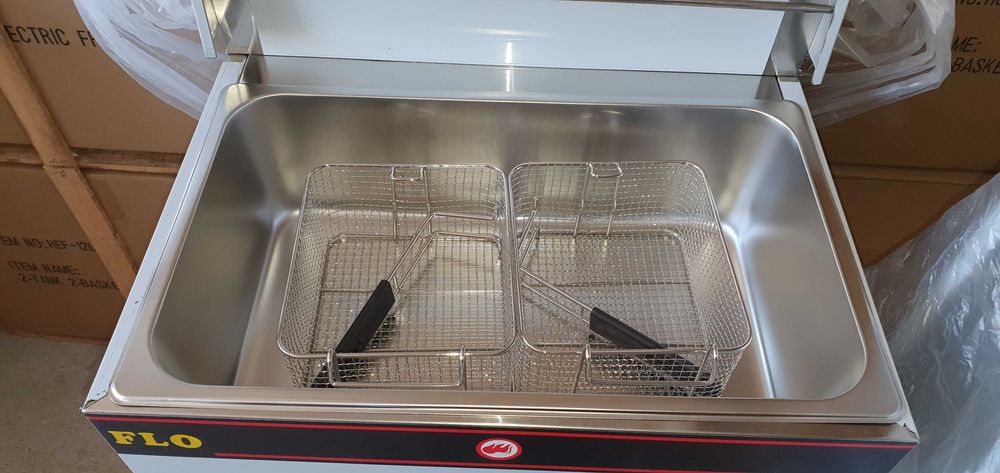 Friteuza profesionala 12l cuva mare gaz langos TRANSPORT GRATUIT