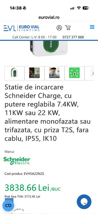 Statie incarcare auto nou sigilat