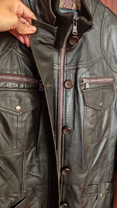 Дамско кожено яке естествена кожа