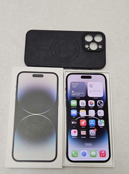 Iphone 14 pro max 128GB, Black Titanium Full box