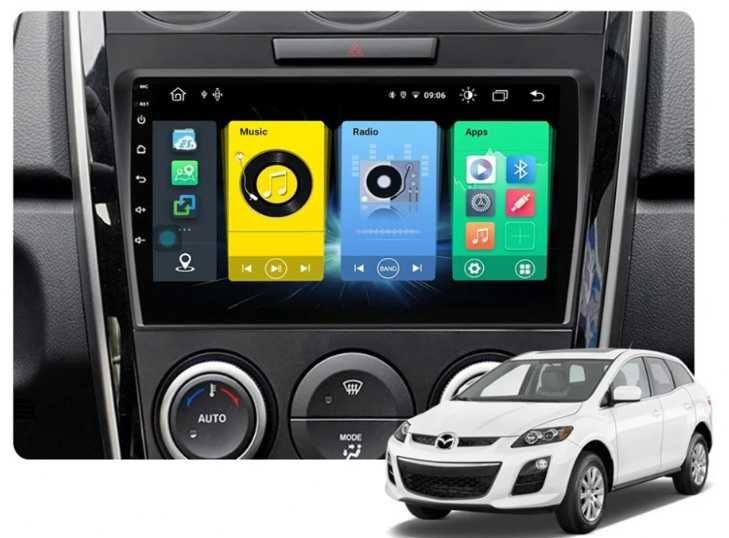 9-инчова мултимедия за Mazda CX-7 (2006–2015) + подарък камера