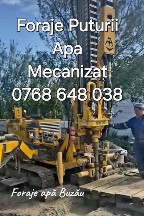 Foraje Puturii Apa Mecanizat- Profesional