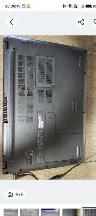 Acer Aspire / i3 gen 6 /4 GB / ssd 128 gb