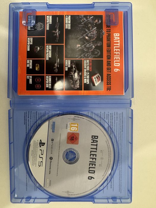 PS5 , диск Battlefield 6 новая но распакованная